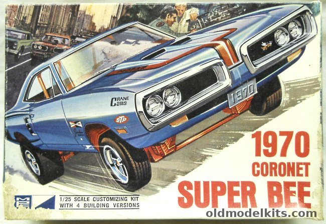 MPC 1/25 1970 Coronet Super Bee / Superbee - Build It As A Police Car / Stock / Hi-Rise Racer / Street, 1770-200 plastic model kit